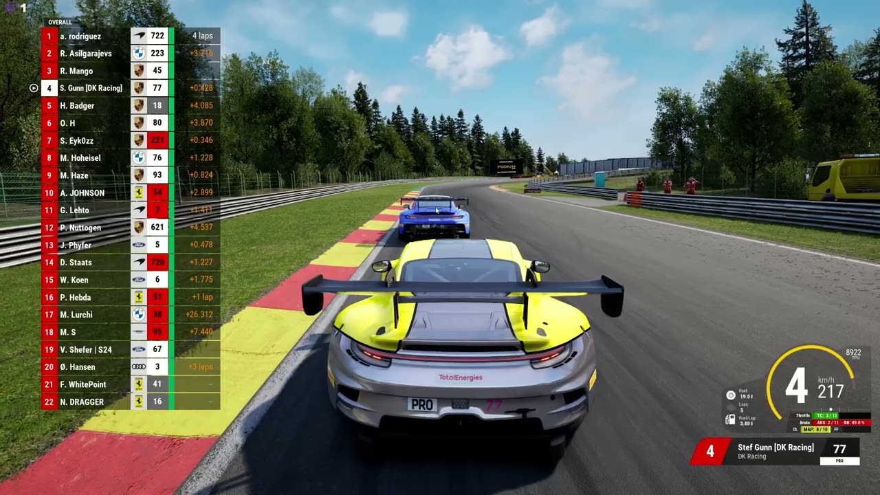Review of my 15 minute race on Spa Francorchamps | Assetto Corsa Competizione