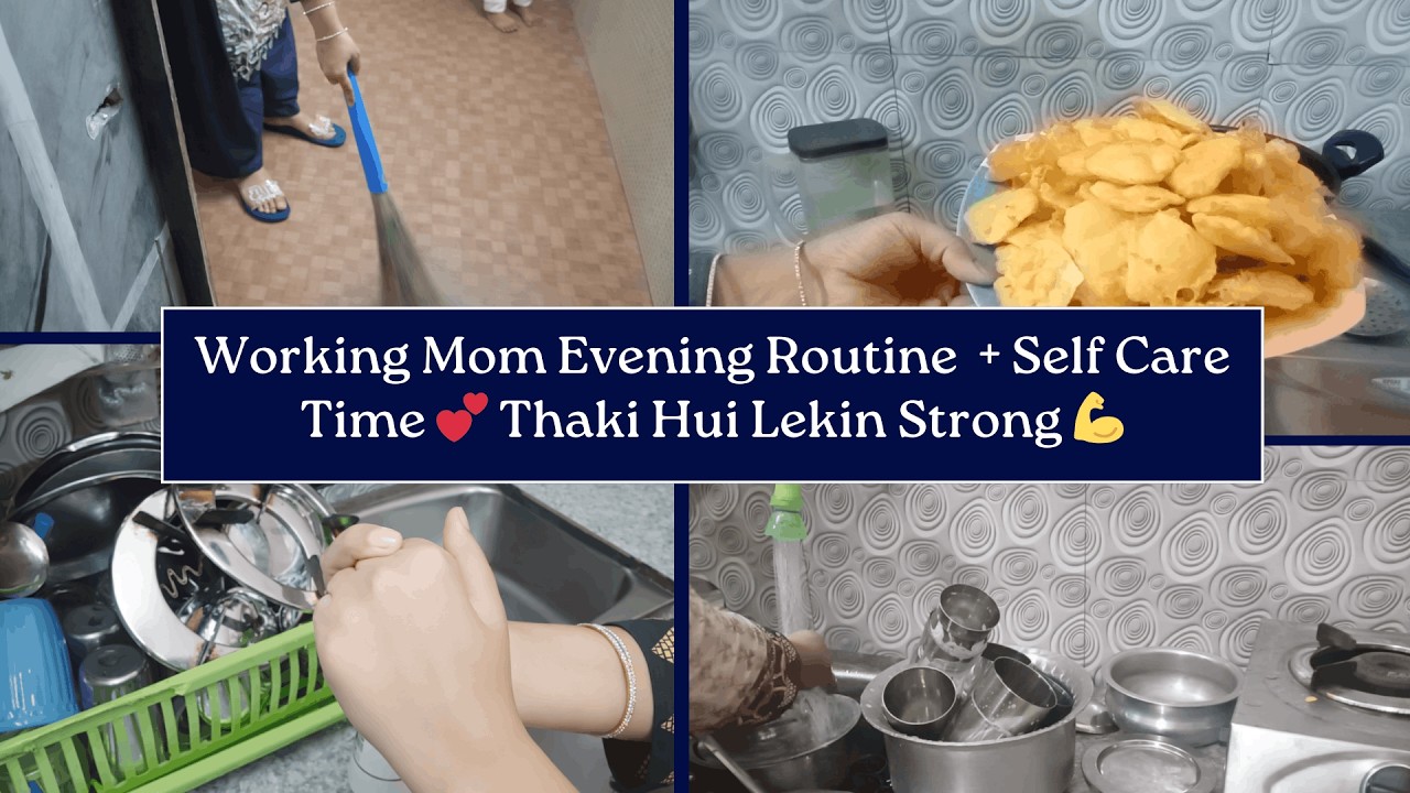 Working Mom Evening Routine | Stress Se Sukoon Tak ✨ + Self Care Time 💕 Mariya Iram Vlogs