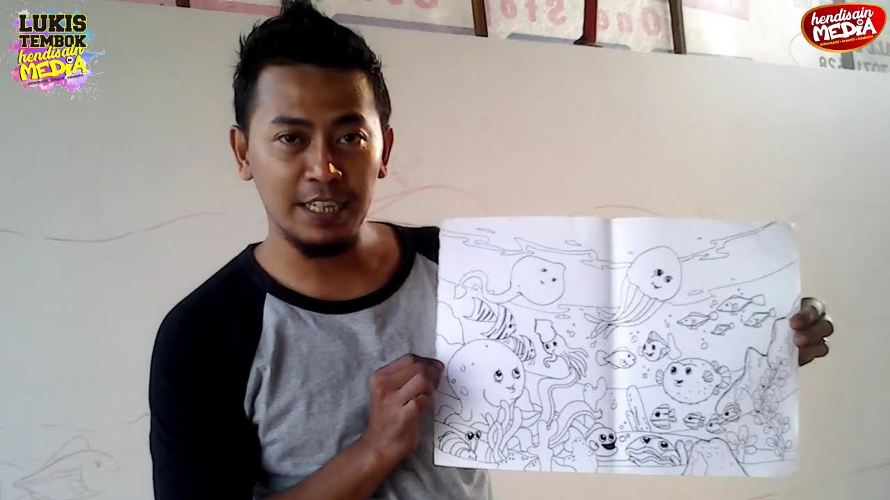 kumpulan Mural Sekolah dan Cafe | Lukis Tembok | by I am Hendisain