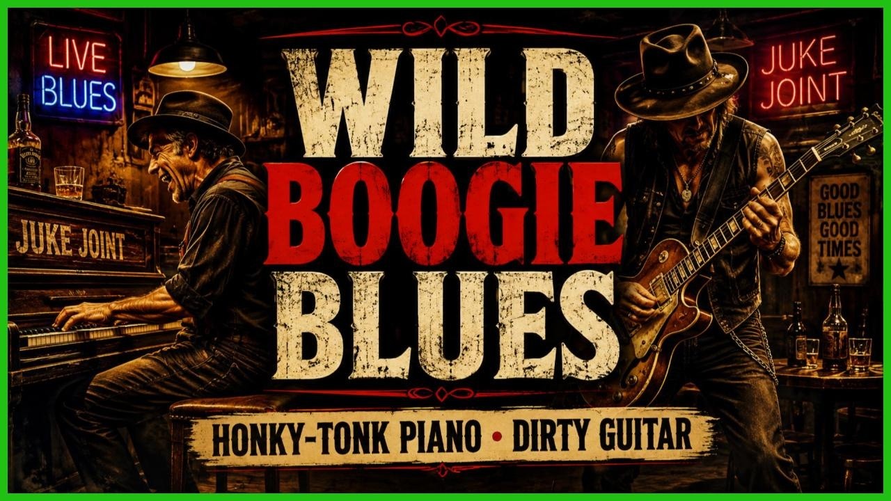 Wild Boogie Woogie Blues | Honky-Tonk Piano, Dirty Guitar & Nonstop Juke Joint Groove