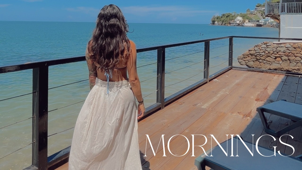 My usual mornings as a work from home designer living in Puerto Rico