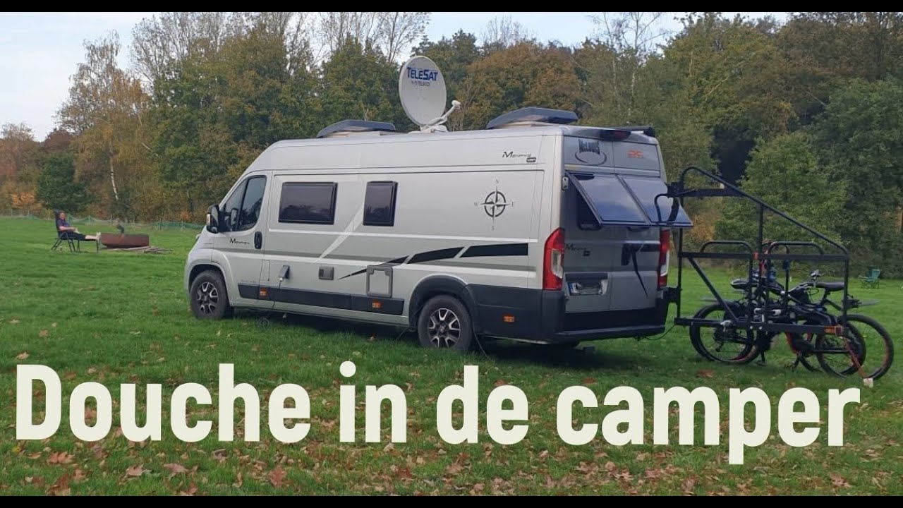 Douche in de camper