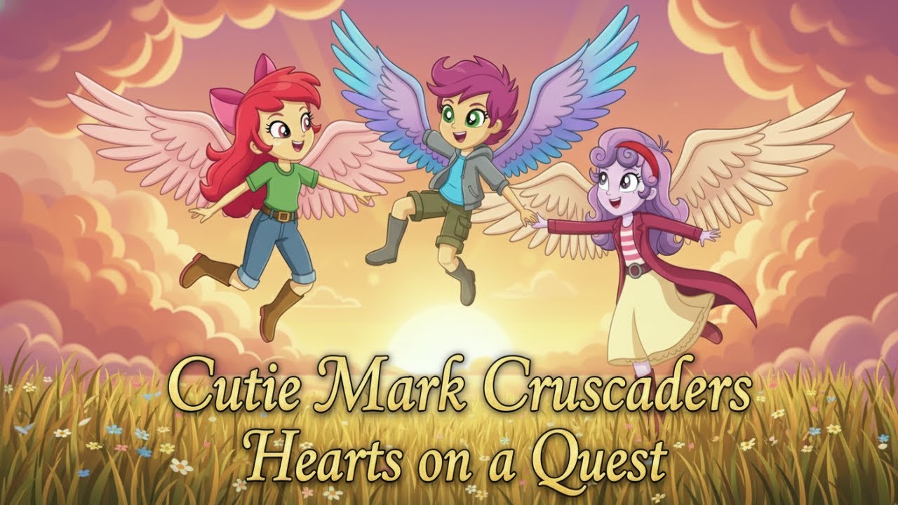 Cutie Mark Crusaders Hearts on a Quest Equestria Girls Fan Video AI Generated