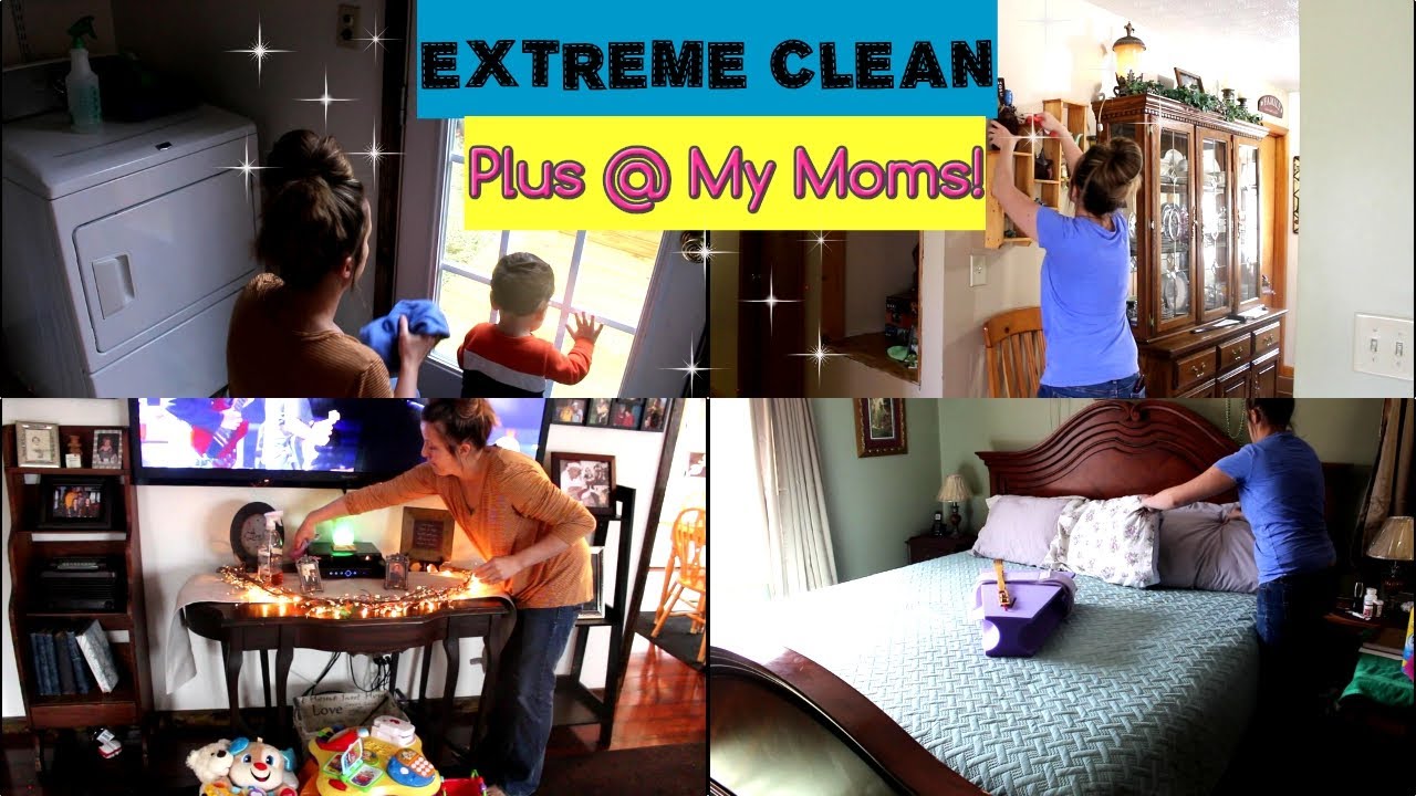 EXTREME CLEANING MOTIVATION|PLUS AT MY MOMS HOUSE!