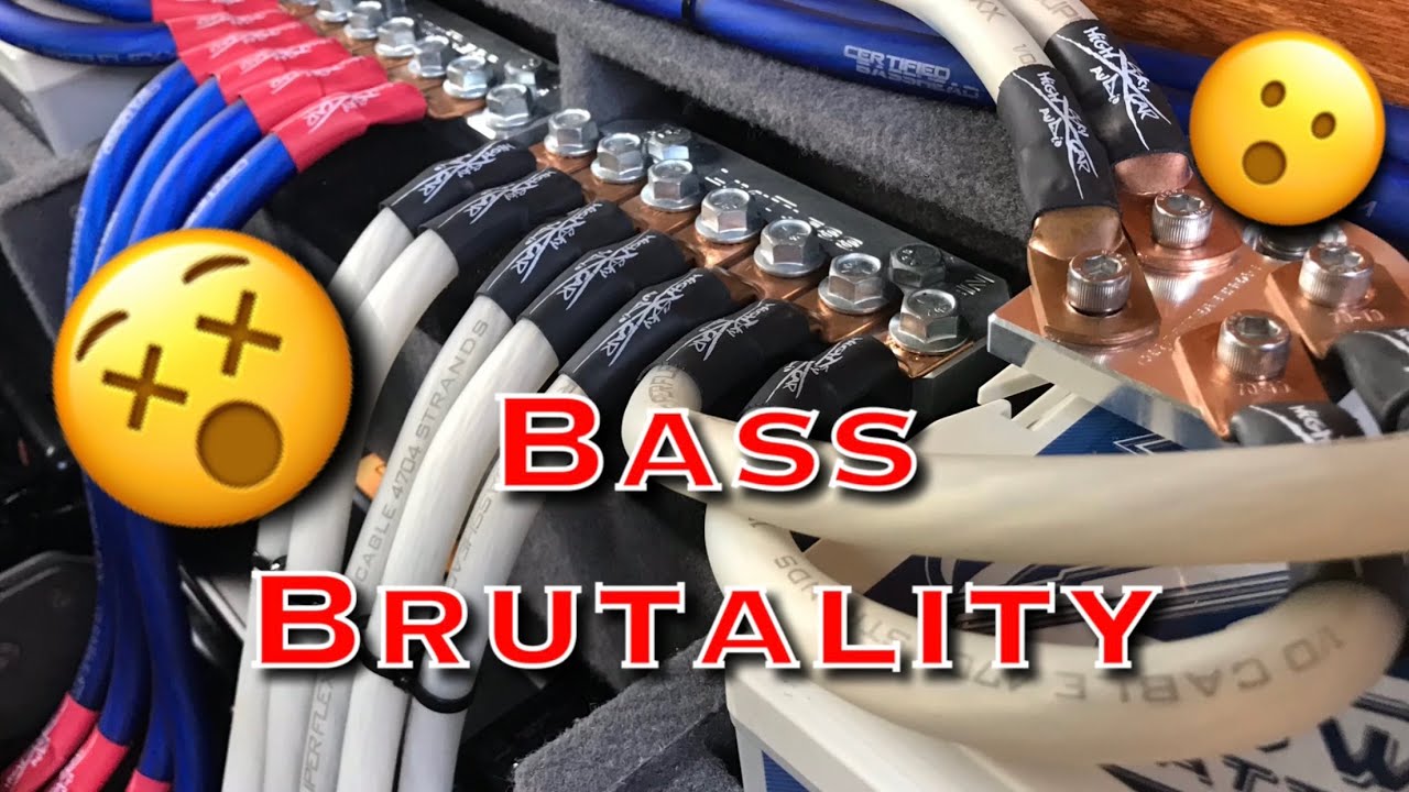 BRUTAL!!! Bass flex and hair trick demo! LOUD Sundown ZV5 15&rsquo;s.