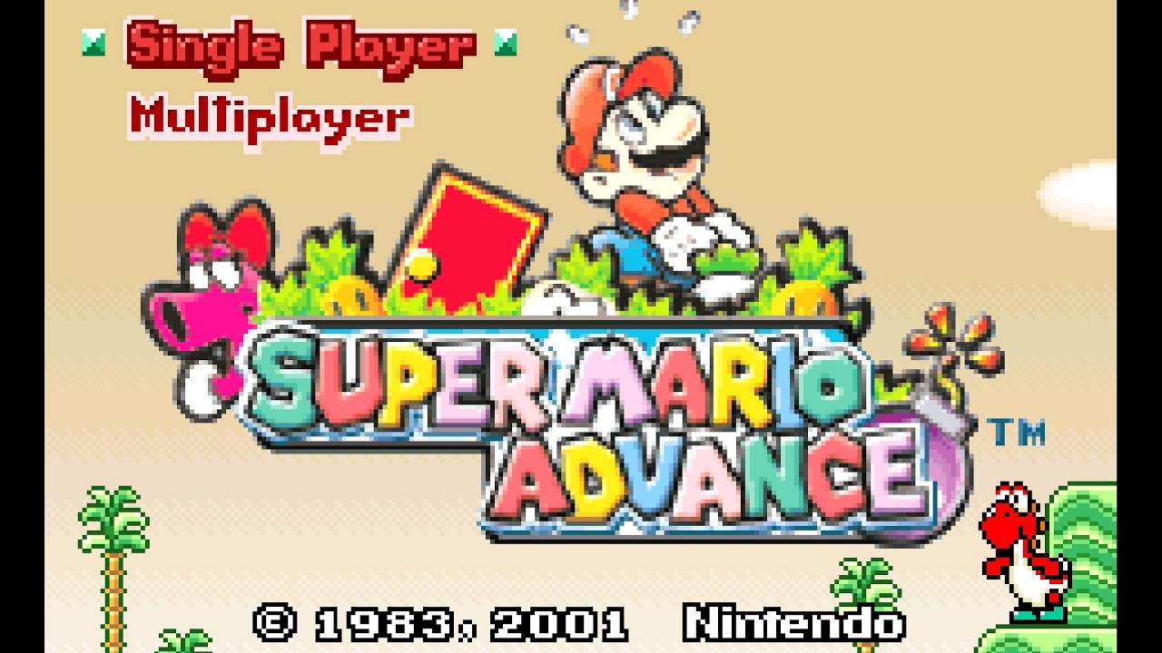 Full Game Walkthrough - Super Mario Advance (GBA) | 100% Completion - All Big Coins and Eggs (HD)