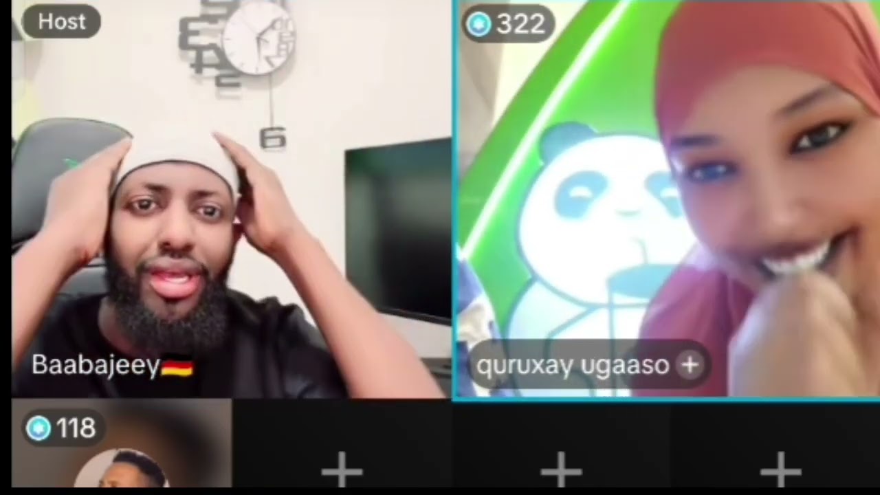 Babajey oo caawa gabar dhagool ah shukaansanaya 😂🫣