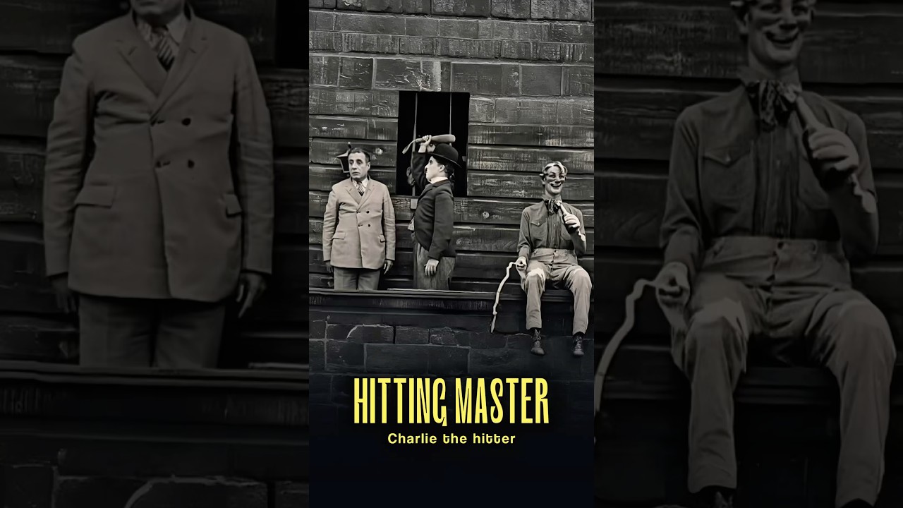 Charlie Chaplin pretended to be a moving animatronic.