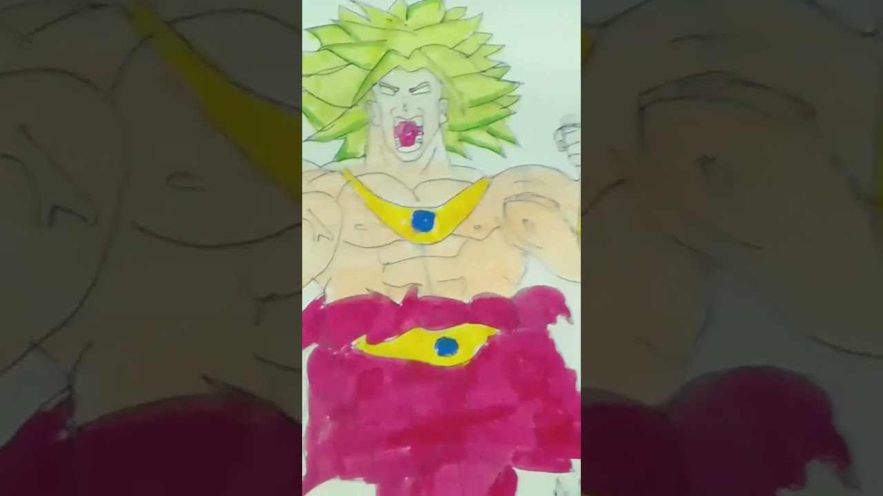 broly drawing #funk #dragonball #dragonballsketch #art