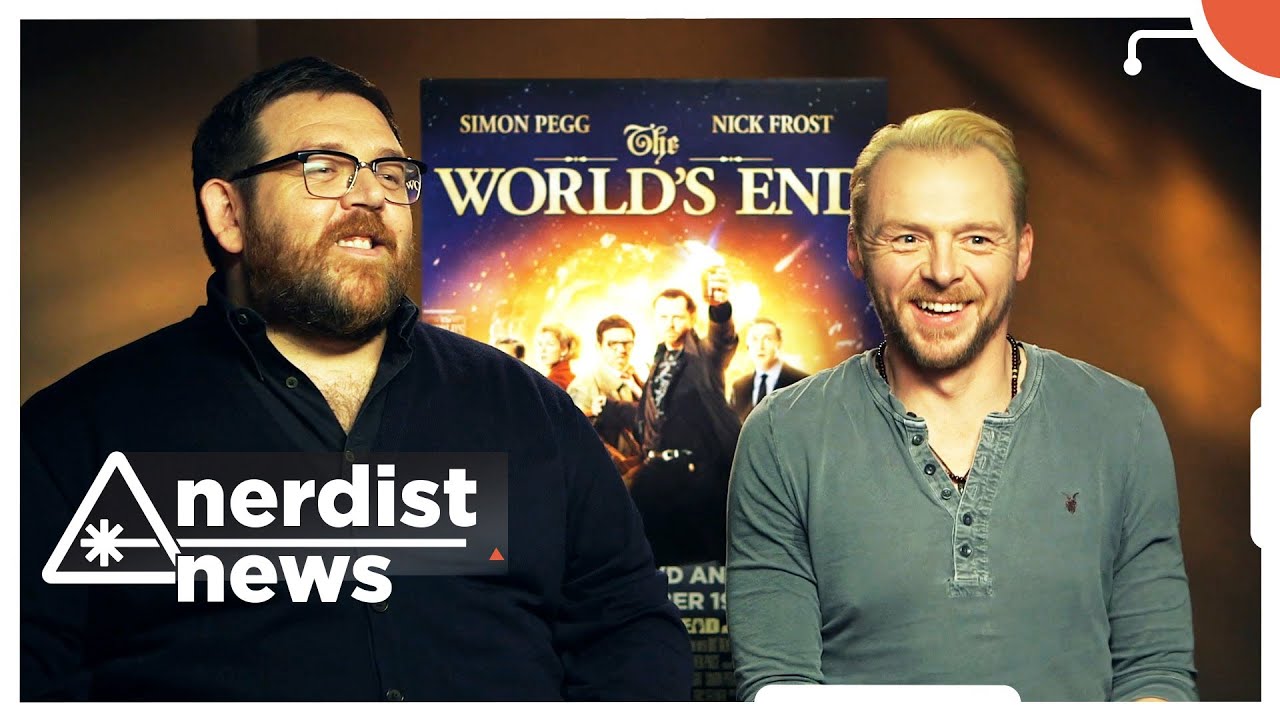Simon Pegg & Nick Frost answer Twitter questions and talk Doctor Who: Nerdist News