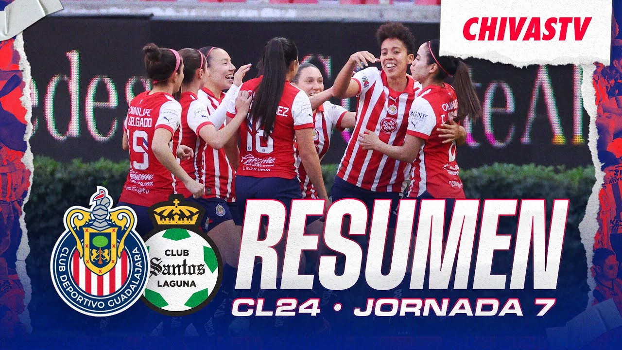 RESUMEN: ¡GOLEADA HISTÓRICA de Chivas Femenil 10-2 al Club Santos!