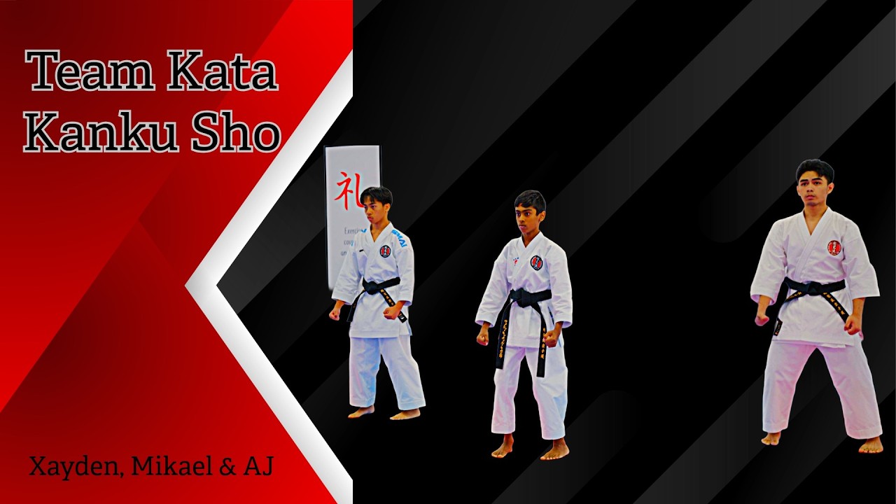 Gold Medal Kanku Sho Team Kata Performance at GKR Central Kata Tournament 2026.