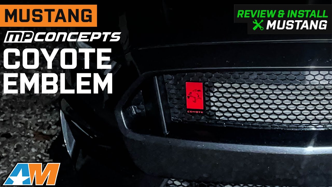 Ford Mustang MP Concepts Coyote Emblem Review & Install