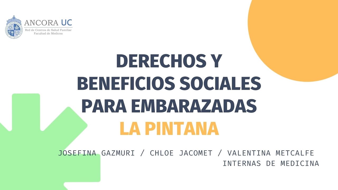 Derechos legales y beneficios sociales para mujeres embarazadas en La Pintana
