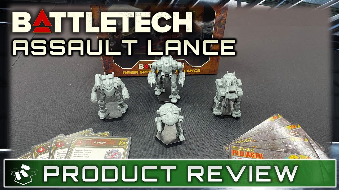 Inner Sphere Assault Lance | BATTLETECH | Force Pack Unboxing | Mercenaries | Product Review