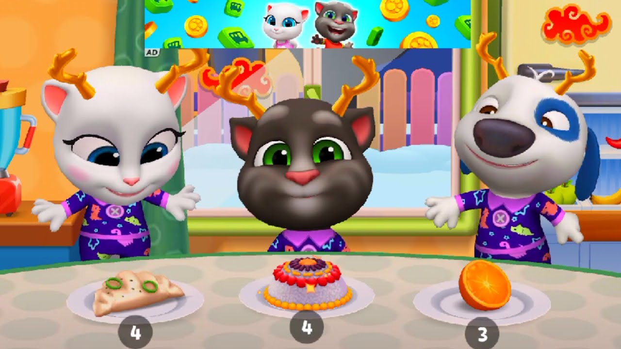 My Talking Tom friends cartoon gameplay part 148