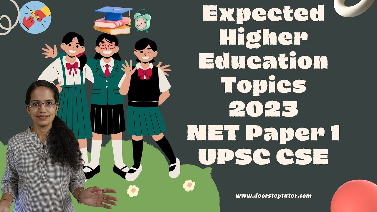 Expected Higher Education Topics 2023 for NET Paper 1 | UPSC Prelims