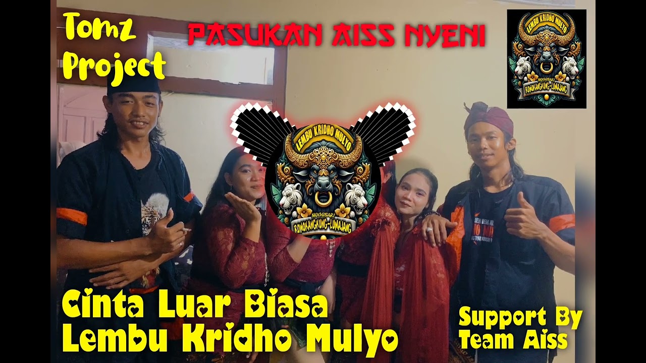 Dj Bantengan Cinta Luar Biasa -  Lembu Kridho Mulyo - Support By Team Aiss - Velocity 