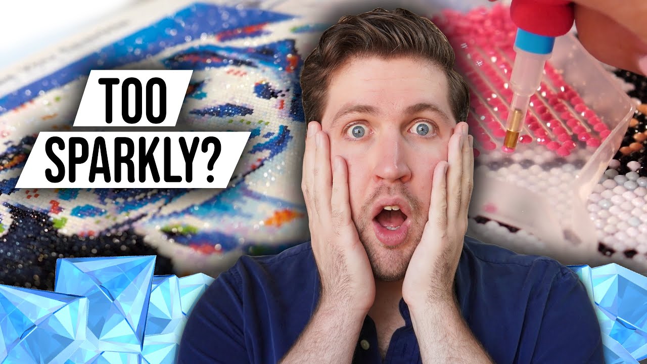 Diamond encrusted greeting cards?? | Trying diamond painting for the first time