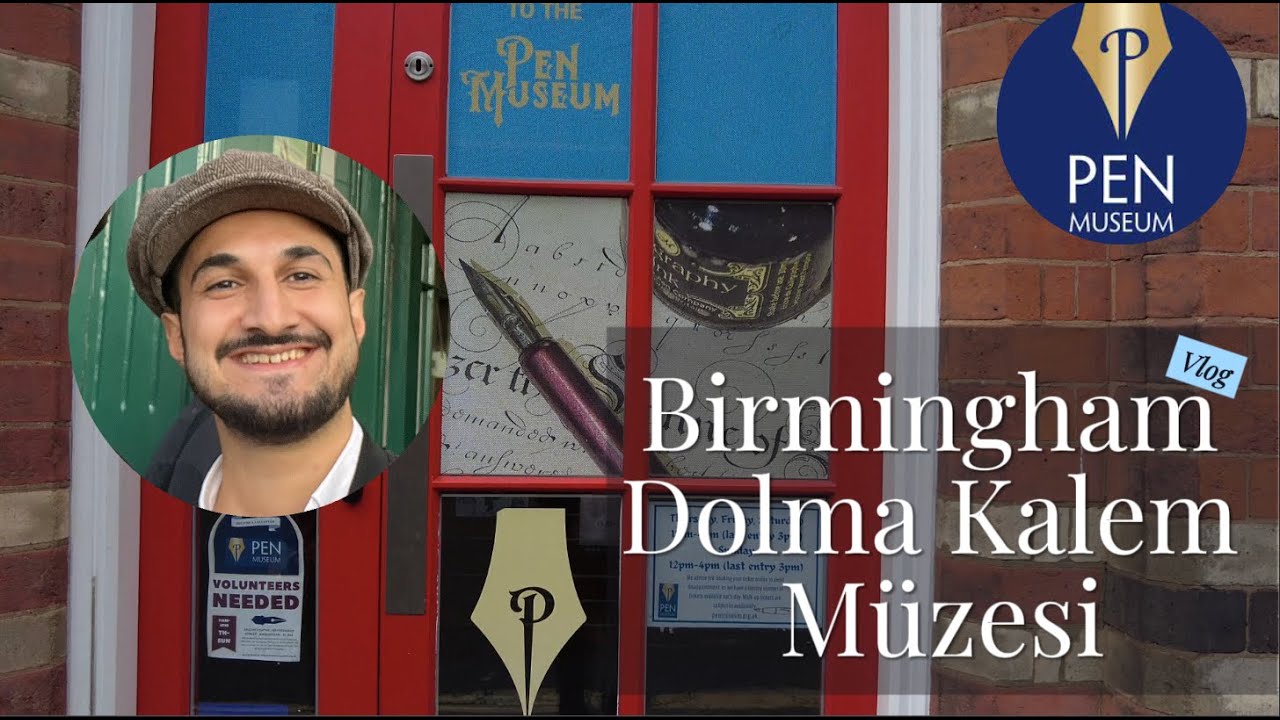 Pen Museum Vlog ✒️ |  Birmingham Dolma Kalem Müzesi’nde Dolma Kalem Ucu Yaptım!