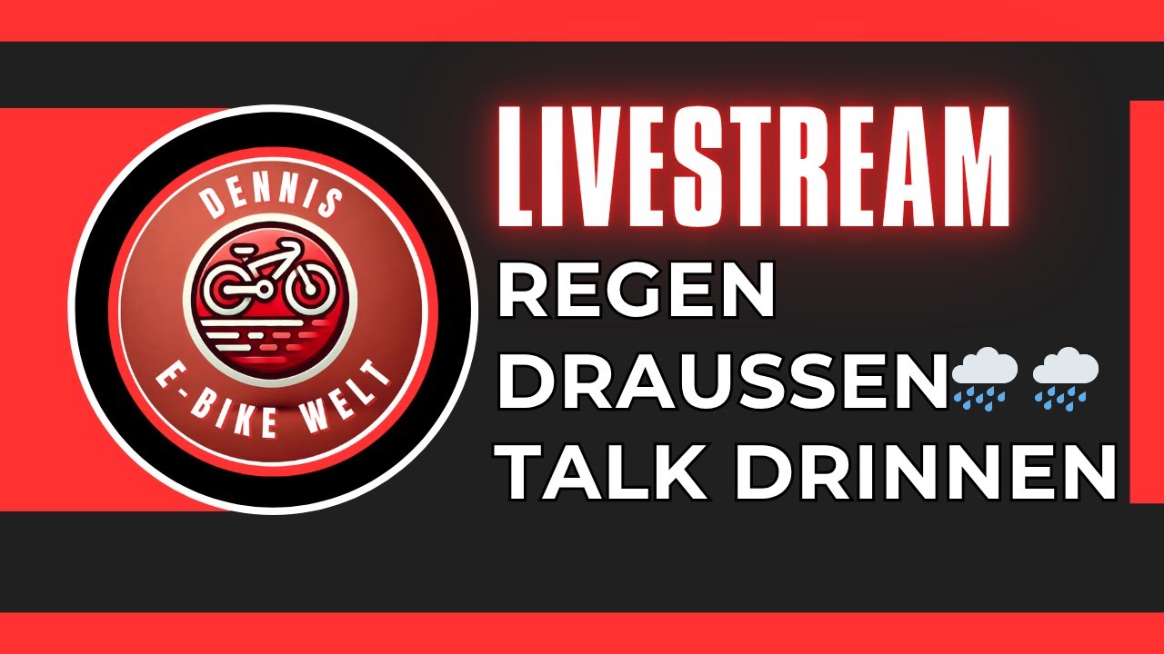 Schlechtes Wetter, guter Talk 🌧️ | E-Bike Livestream von zuhause