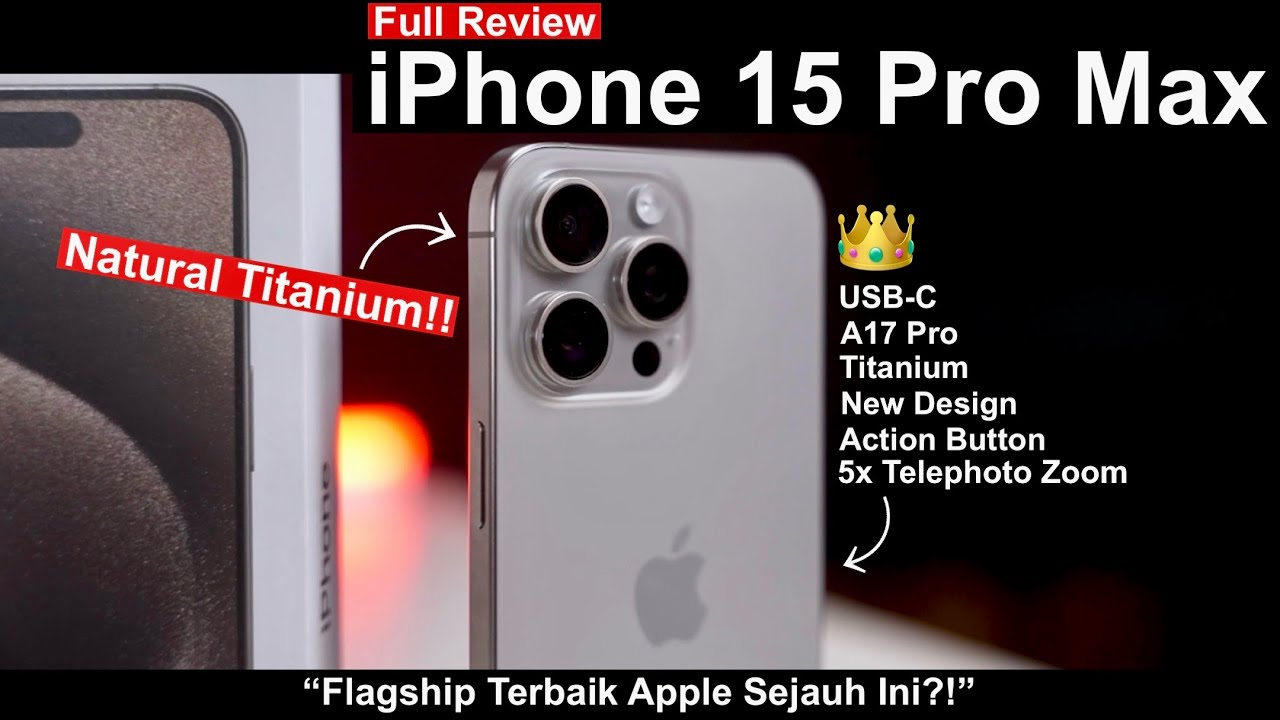 iPhone 15 Pro / Pro Max Full Review 2023 - Titanium Body, USB-C, A17 Pro, & More!