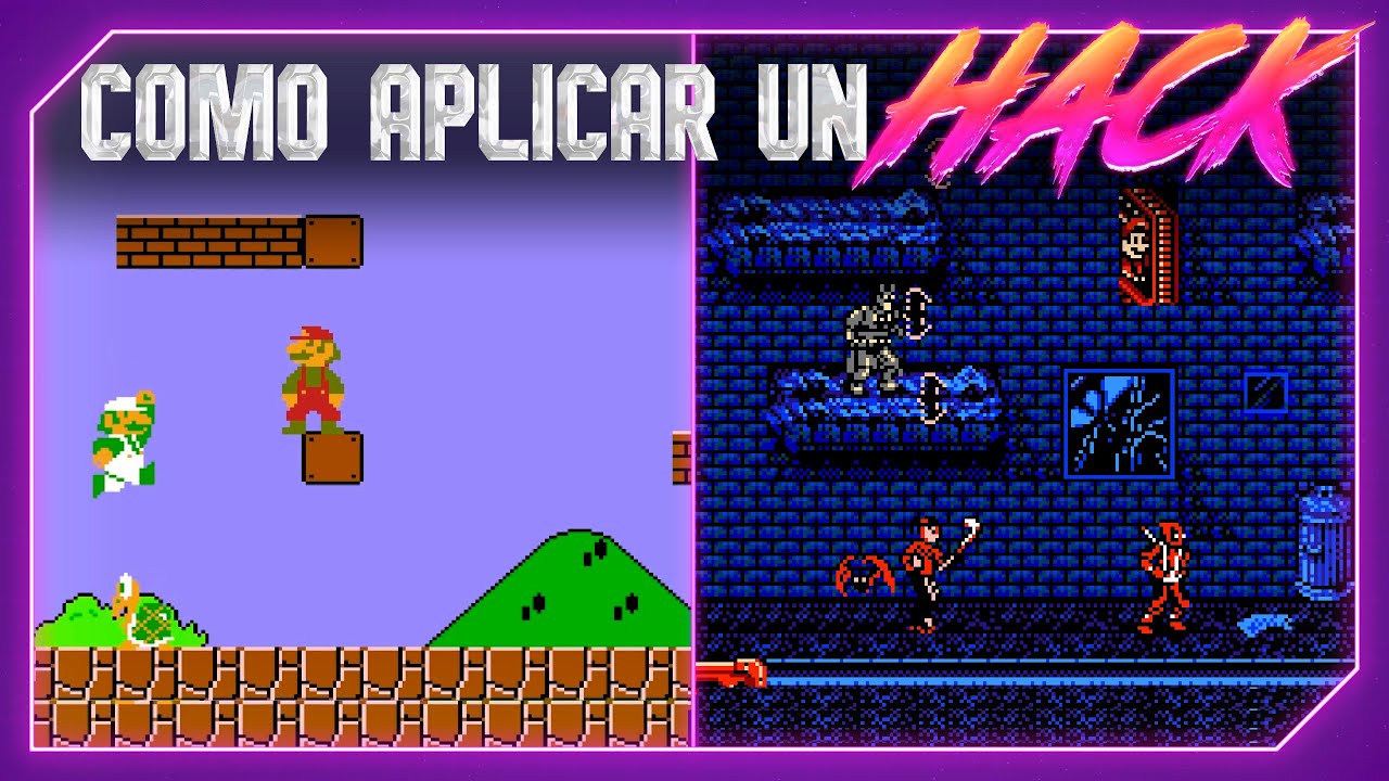 Como aplicar un hack a una rom - Super Mario Bros - Hack de 2 jugadores - Ninja Gaiden - Deadpool.