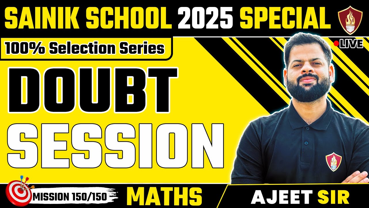 Maths Practice Class 6 Sainik School 2025 | Maths Question and Answer | Sainik School Coaching