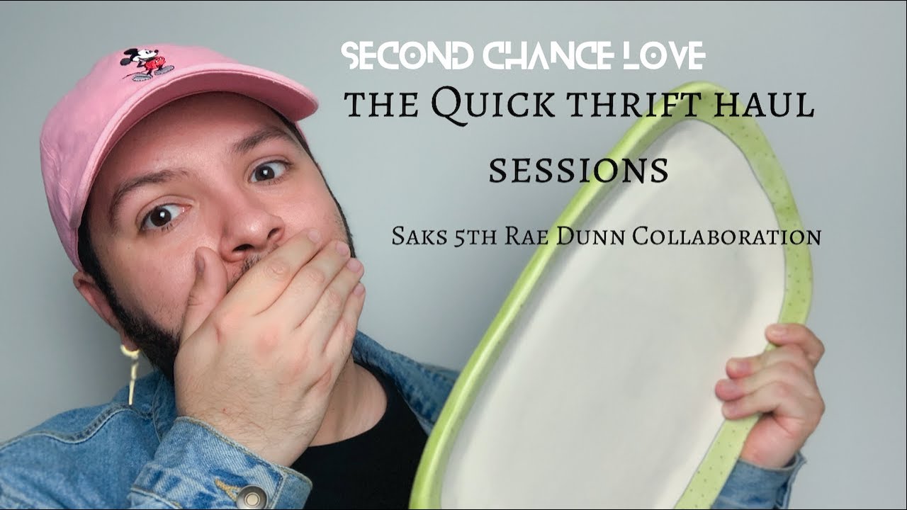 Vintage Rae Dunn Saks 5th for only $3.00! The Quick Thrift Haul Sessions 