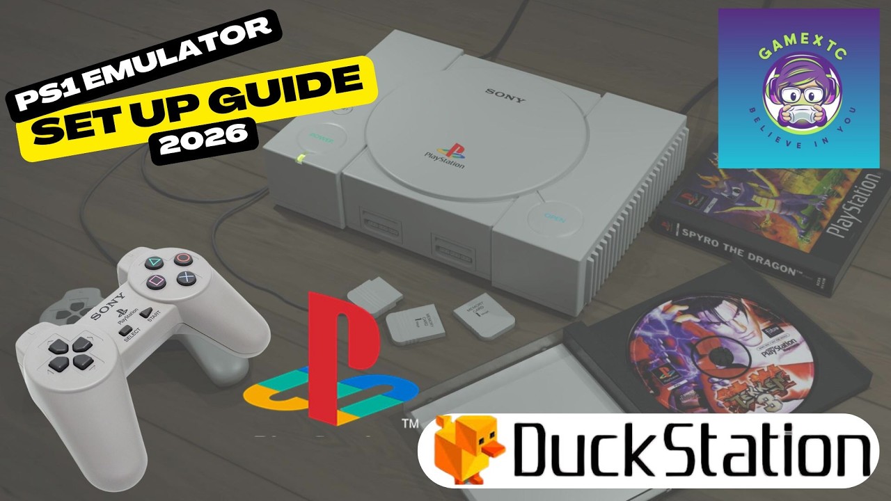 Эмулятор PS1 DuckStation &mdash; Полное руководство по настройке 2026 года (игры PS1 в 4K за 5 минут)!