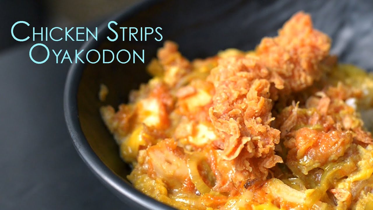 親子丼 I Oyakodon with Chicken Strips I resep mudah