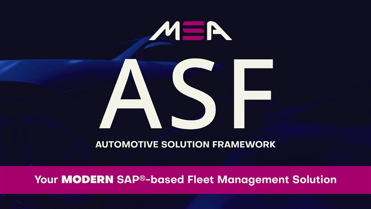 Optimise your fleet management with ASF (Automotive Solution Framework)