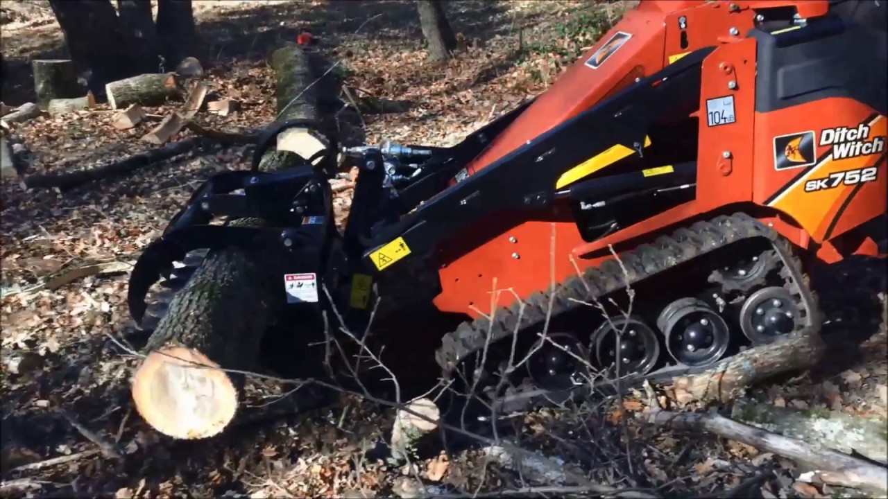 Vos opérations d'élagage avec un SK DITCH WITCH
