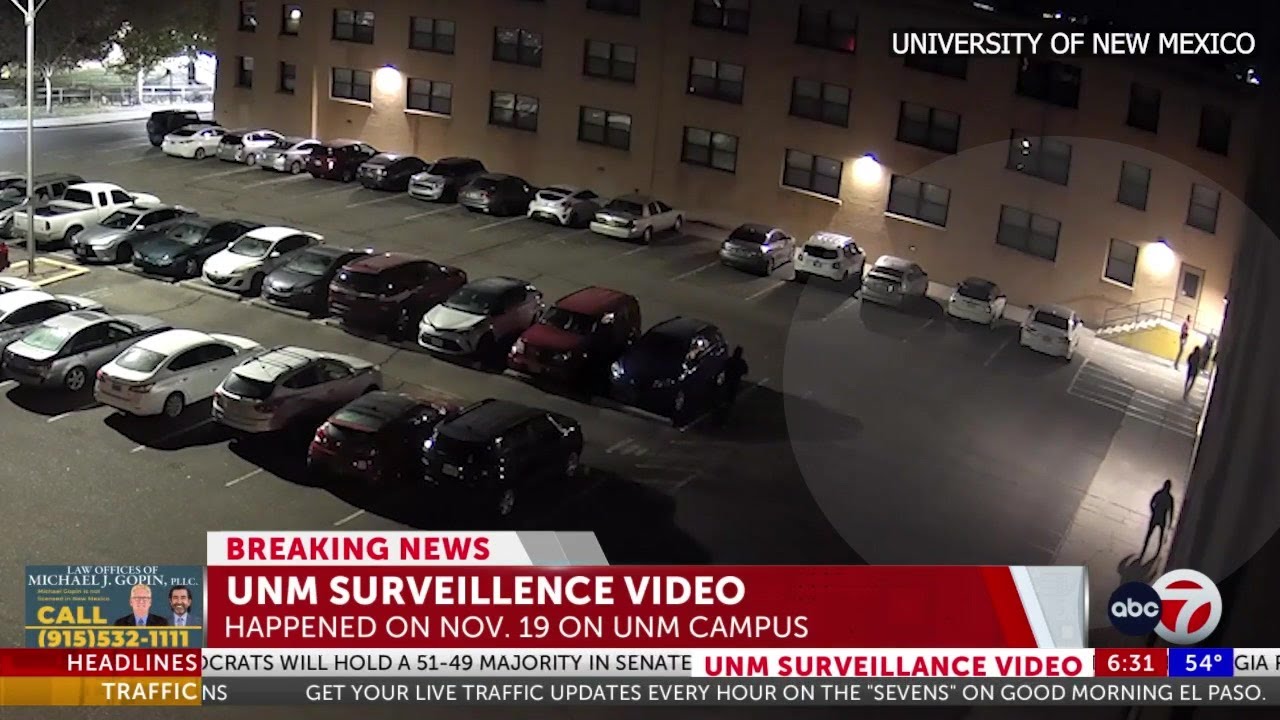 UNM surveillance video shows deadly shooting between NMSU player and UNM student