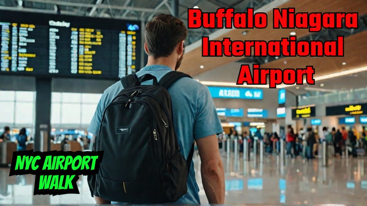 Buffalo 4k | Buffalo Niagara International Airport [BUF] | New York | 4K Walking Tour!