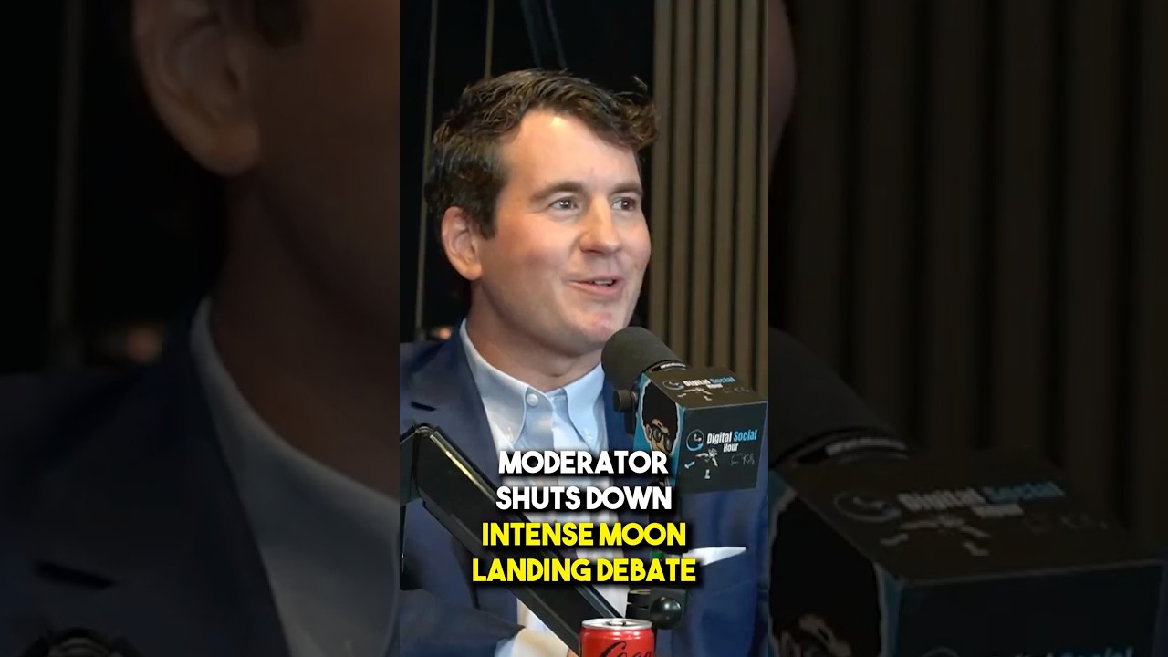 Moderator Finally Snaps And Ends Heated Moon Landing Debate
