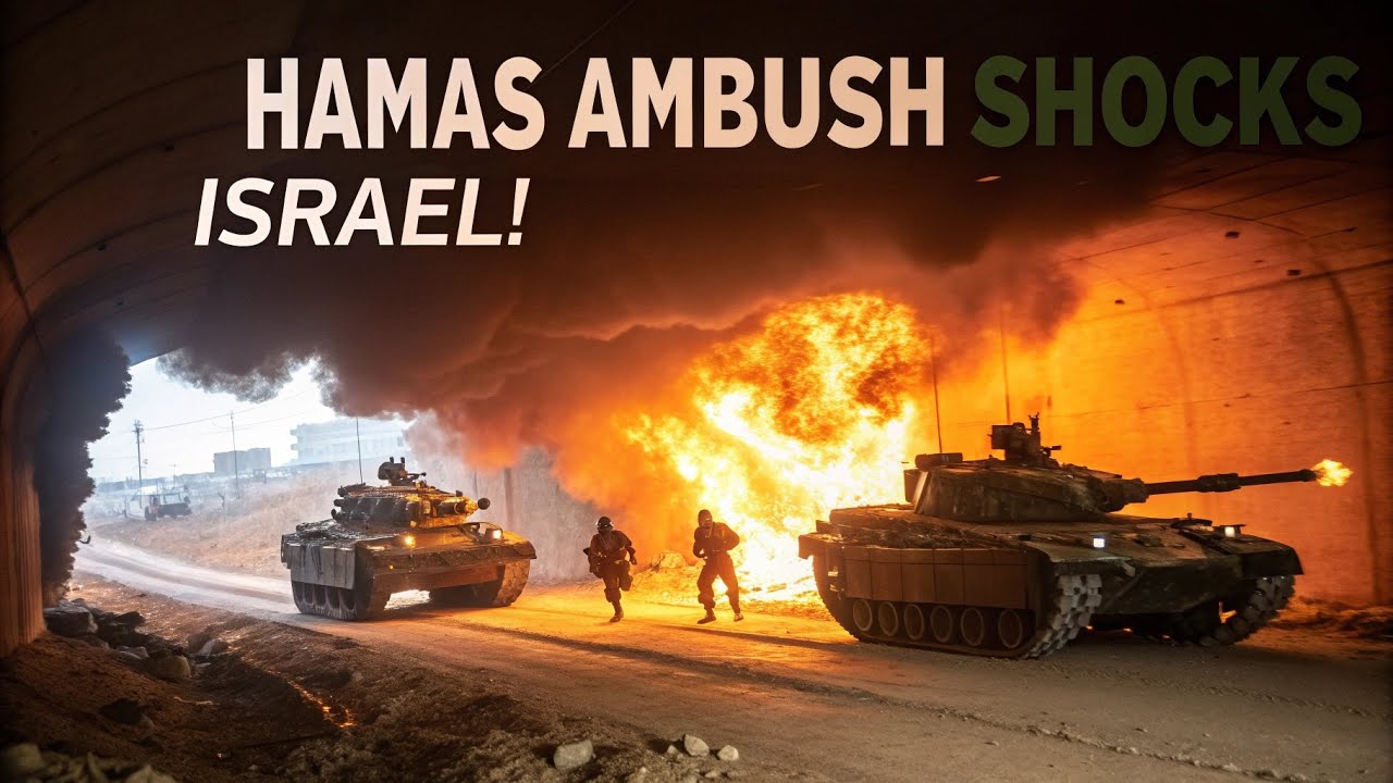 Hamas Ambush Destroys Israeli Convoy in Gaza &mdash; Breaking Footage!