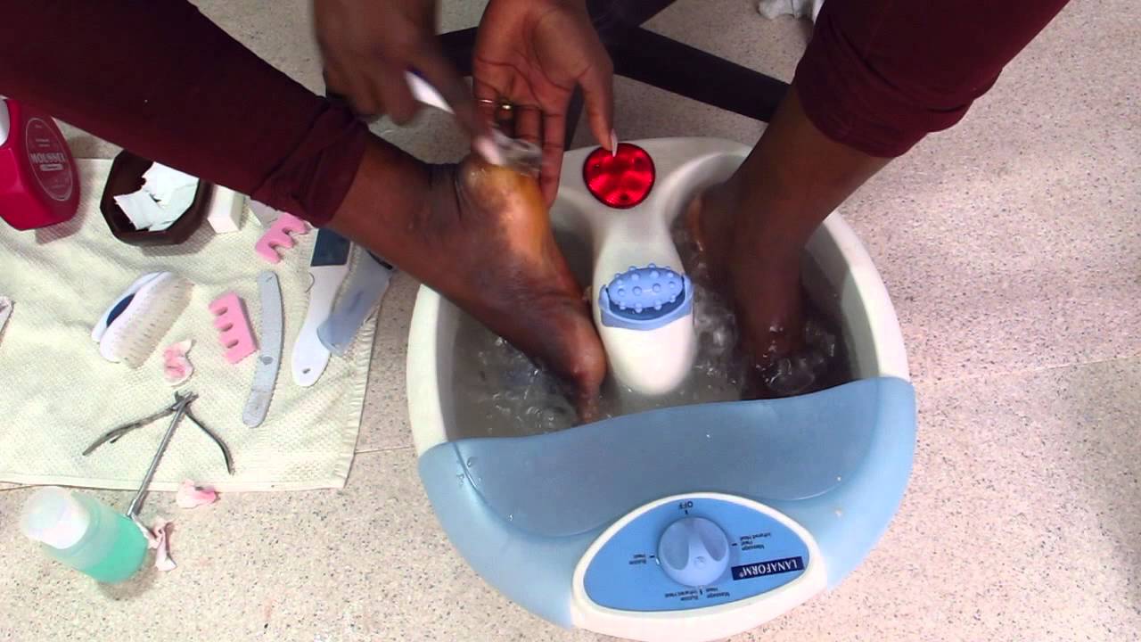 how to do your own pedicure at home