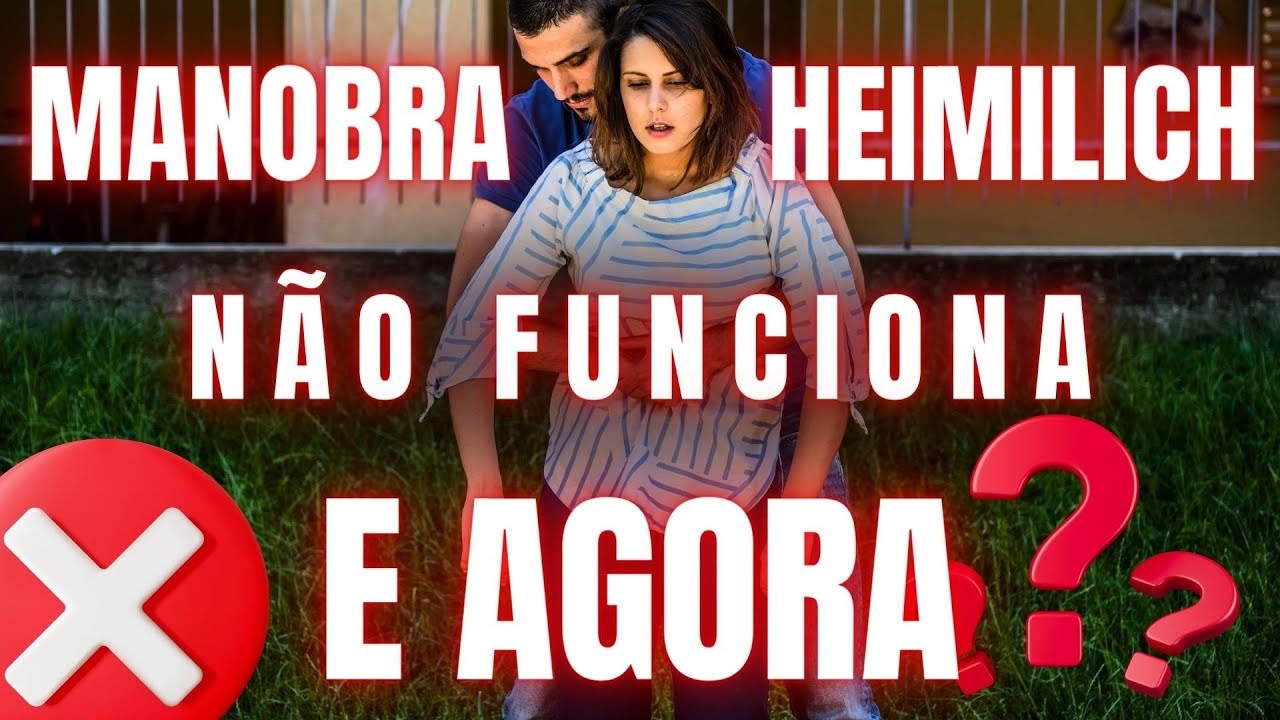 Bombeiro Civil não faça a MANOBRA DE HEIMILICH antes de ver este vídeo!