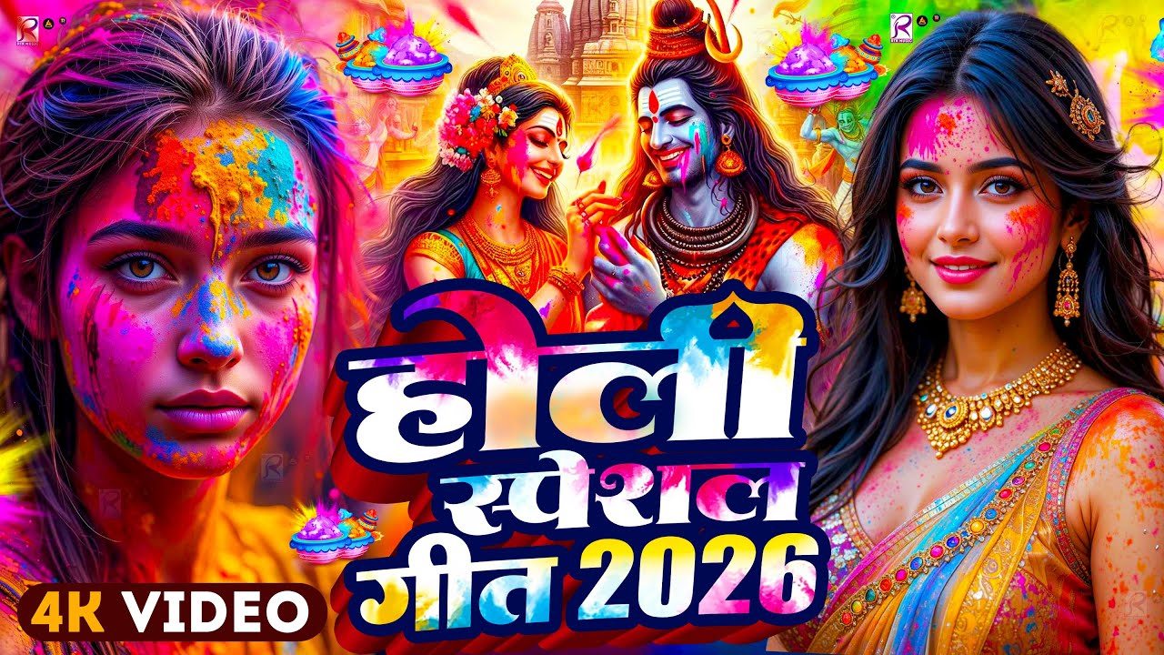 Video | भक्ति होली गीत 2026 | Bhakti Holi Song 2026 | राम खेले होली | Holi Geet 2026 | Holi #Dj Song