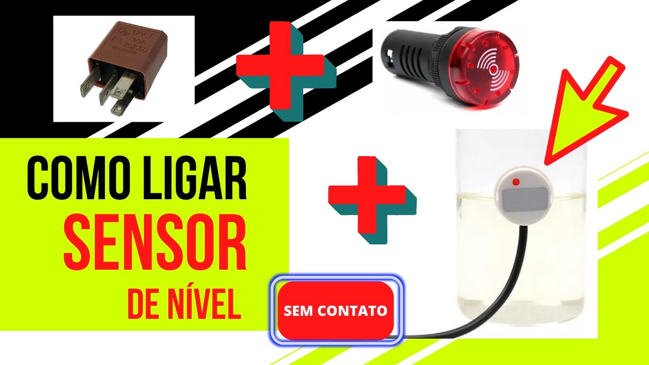 ✅ Como LIGAR Sensor de Nível SEM CONTATO