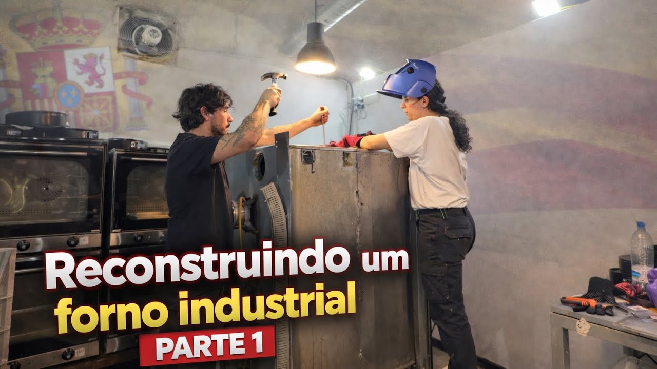NOSSO PRIMEIRO TRABALHO COMO MANITAS - Forno industrial Fagor 