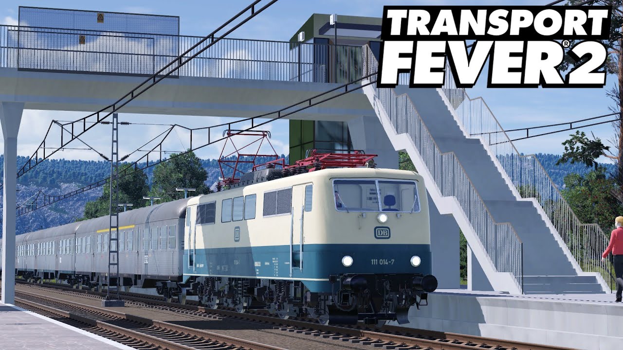 Transport Fever 2 Führerstandsmitfahrt | River Ridge Mountains | RE9 von Linz nach Heidelberg