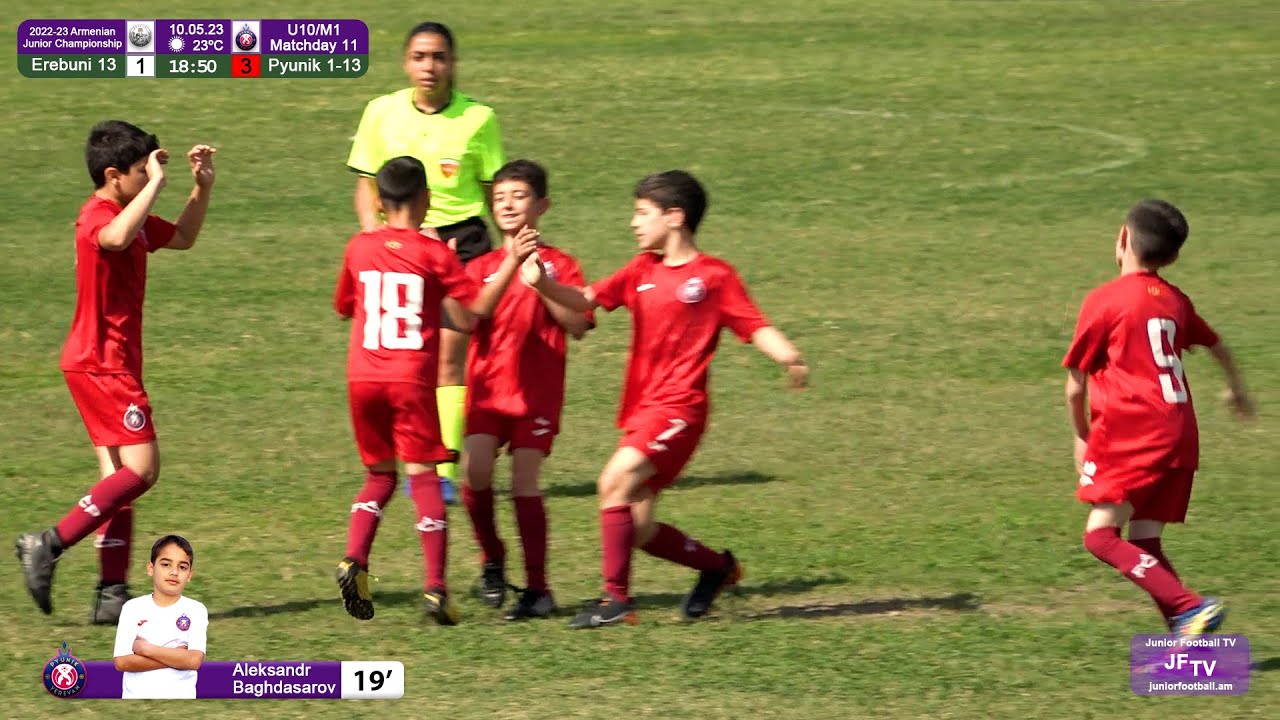 Erebuni 13 (4-8) Pyunik 1-13 (10.05.23) 2022-23 AJC U10/M1, Matchday 11