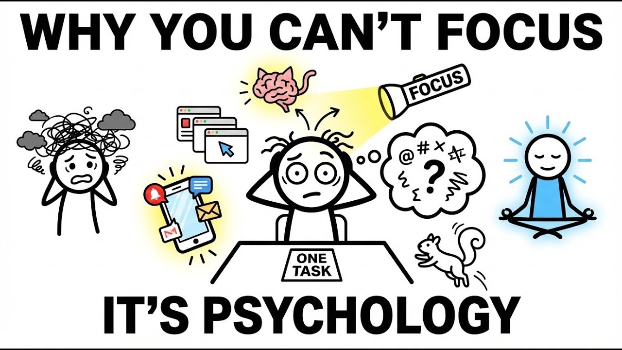 Why Your Brain Can’t Focus (It’s Not Laziness)
