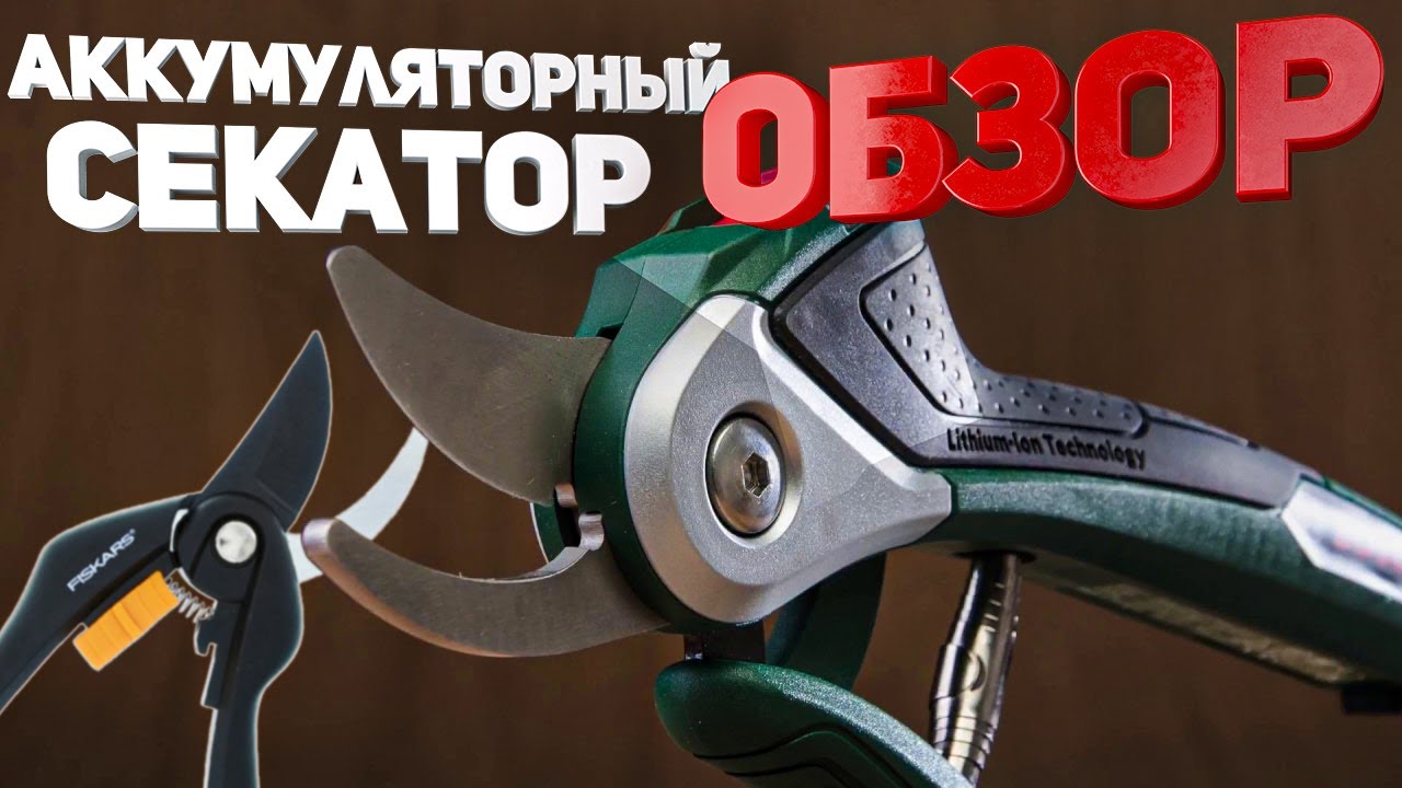 Обзор аккумуляторного секатора Bosch EasyPrune