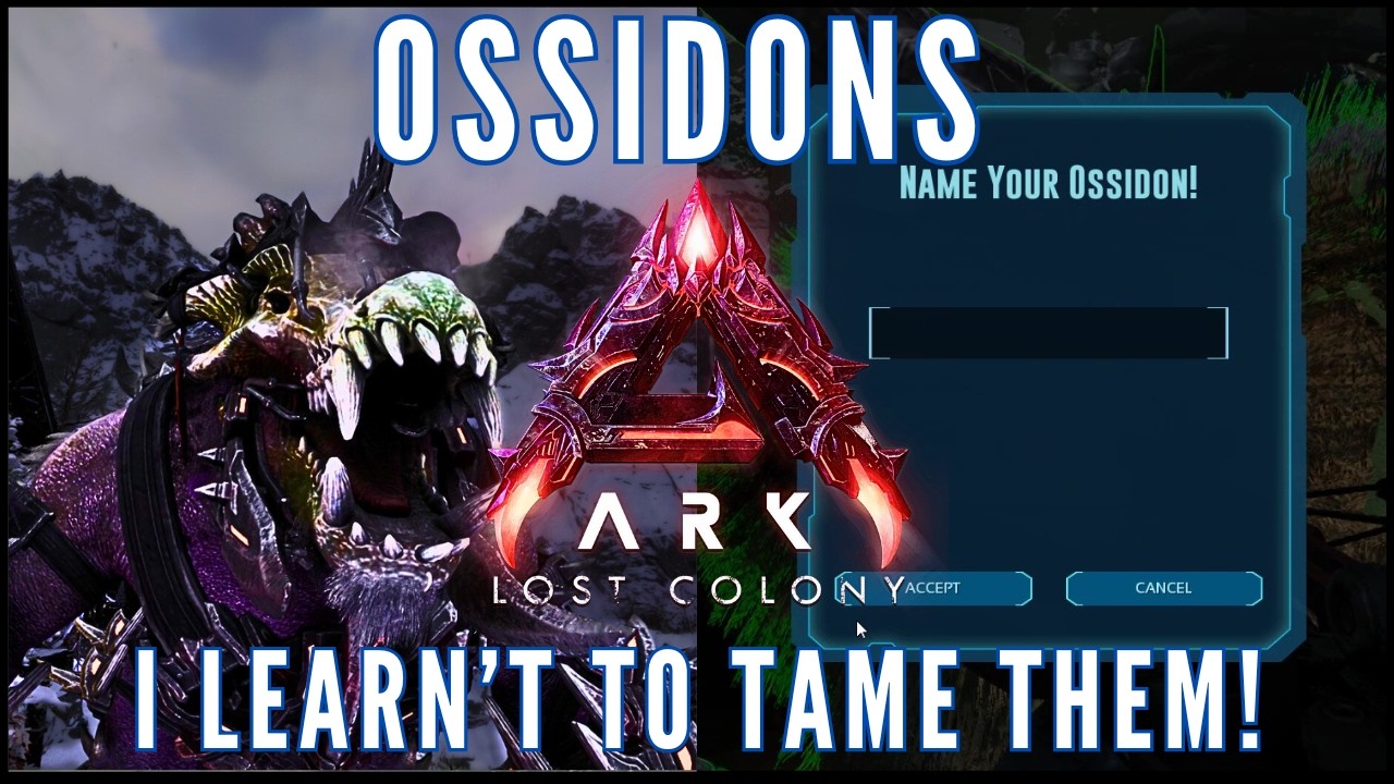 ARK : LOSTCOLONY Ossidon Taming [ep18] #arksurvivalascended #ossidon taming #challenge