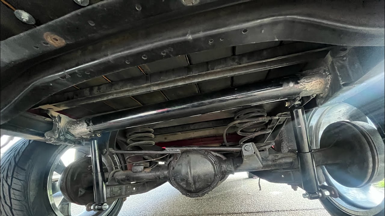 1949 Chevy 3100 Shock Upgrade… That Turned Into a Custom Rear Crossmember Build!