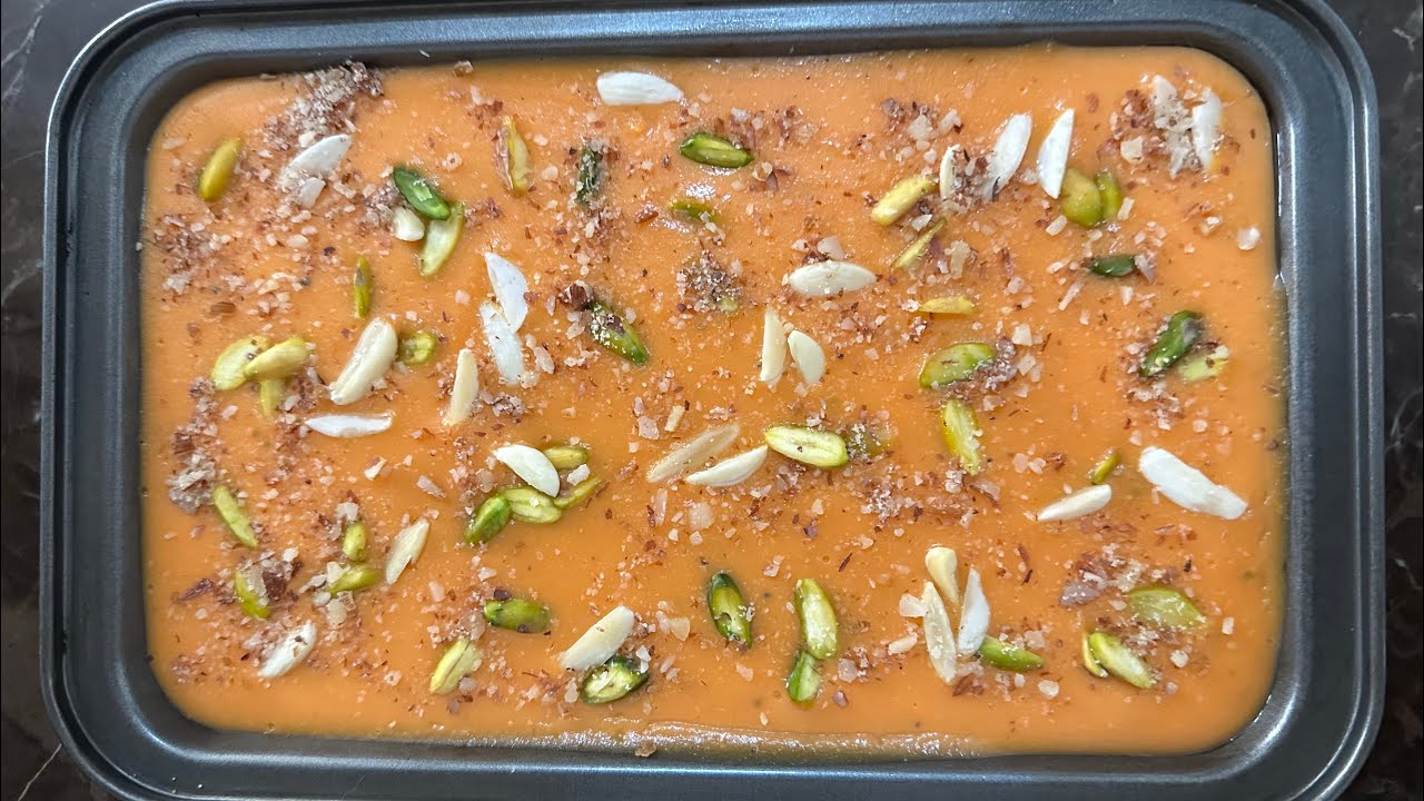 طرز تهیه شیر پیره زردک/dessert carrot