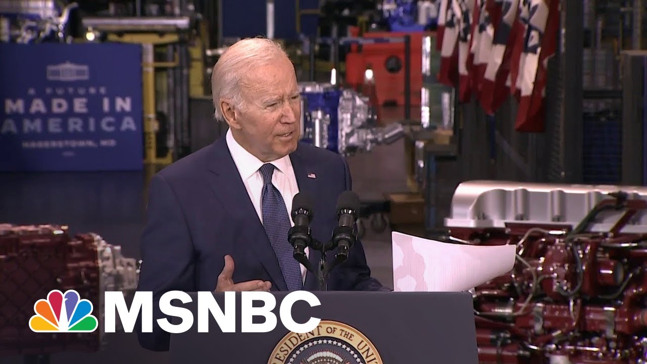 Biden Calls Out 'Socialist Republicans' Who Voted Against Infrastructure Bill